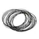 40 PCS Collar with Metal Necklace Chain Black Choker Y1R6