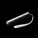 Rechargeable Pocket Flashlight Stainless Steel LED Torch Light Mini Pen USB