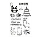 Birthday Silicone Clear Stamp+Metal Cutting Die Stencil DIY Scrapbook Decor