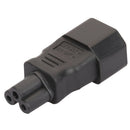 IEC320 C14 To C5 Pdu UPS Plug Female Power Adapter Converter  60x29x20mm