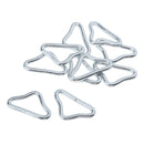 30 Pieces Triangle Rings Buckle Loop Ring for Trampoline Parts Accessories