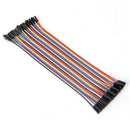 40pcs 20cm 2.54mm female to female breadboard jumper wire cable for arduino JR