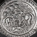 Creative Wooden Ashtray with Lid Thai Style Craft Bussiness Gift Decor Small