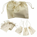 12pcs Mini Burlap Natural Linen Sack Jewelry Pouch Drawstring Bags-Gift T9Q8