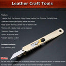 New DIY Leather Craft Tools Incision Knif Copper Trimming Knif + Blade