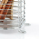 Stainless Steel Chopsticks Drainer Cage Cutlery Spoon Storage Box Rack Kitc