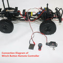 RC Electric Winch with Remote Controller for SCX10 D90, TRX4, TF2, KM2 RC