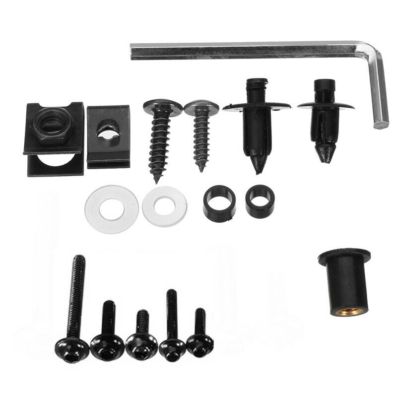 198 Pcs Full Motorcycle Fairing Bolt Set Nut Bolt, Clip Screw Full Set For  G9J9