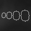 4pcs Flower Frame Cutting Dies Stencil Scrapbook Embossing DIY Card (MS-450