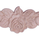 30*7cm Wood Carved Corner Onlay Applique Decor Furniture Craft Unpainted De
