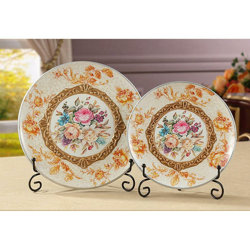 4x Metal Display Easel Stand Plate Bowl Dish Picture Phote Teacake Holder 4"