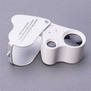 Jewellers Eye Jewelry Lens Glass Loupe 30X & 60X Magnifier Magnifying LED Light