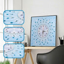DIY Special Shaped Diamond Painting Sun Wall Clock Crafts Home Art Decor