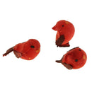 3 x Cute Foam Small Birds Statue Garden Sculpture Christmas Tree Ornament