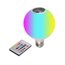 12W RGB+White E27 Smart LED Light Bulb Color Bluetooth Music Speaker Lamp+R W9R3
