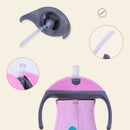 Baby Bottle Drinking Cups Mushroom Head Bottle Drinking Cup 330ml Pink