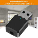 USB Bluetooth Dongle Adapter 5.0 Music Receiver Transmitter for Car PC TV