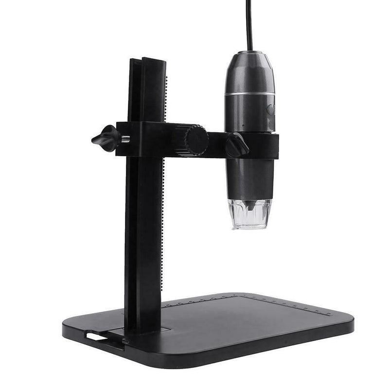 Digital 8LED USB2.0 2MP 1000X Zoom Microscope Biological Endoscope(Grey)