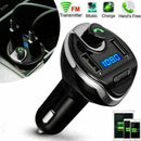 Wireless Car Bluetooth FM Transmitter MP3 Radio Adapter Charg Hot Fast USB R0H4