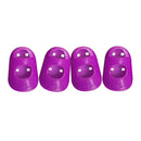 4PCS Silicone Guitar Thumb Bass Finger Picks Protector Plectrum Anti-Scalding D