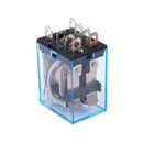 LY2NJ HH62P-L JQX-13F 220V AC Coil DPDT Power Relay 8 Pin w PTF08A Socket K6O2