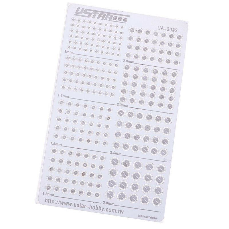 Action Figures Body Add On Parts Etching Detail Decals Round for Gundam