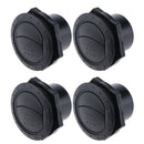 70mm ABS Car RV ATV A/C Vent Air Outlet Rotating Interior Round Ceiling Parts x4