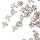 100pcs Rhinestone Rivets Studs Buttons for Leather Crafts Bag Bracelet Decor