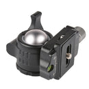 LC-28 Metal 360 Rotating Ball Head w/ 1/4 Quick Release Plate+Bubble Level