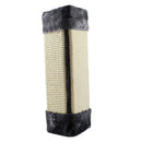 Cat Board Pet Wall Coner Scratcher Hanging Cat Toys Mat 48x25x2.5cm Gray