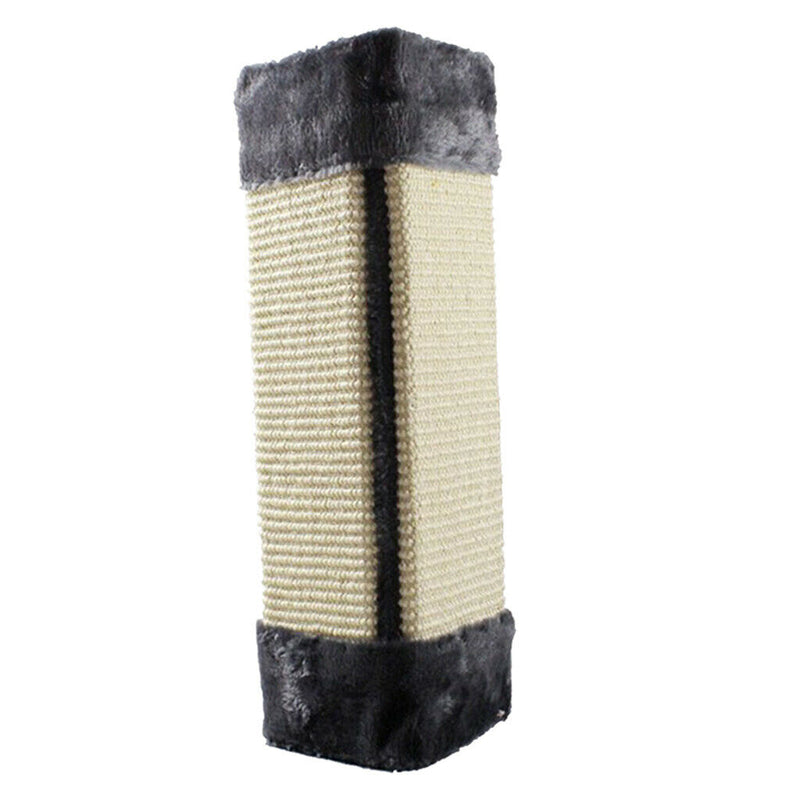 Cat Board Pet Wall Coner Scratcher Hanging Cat Toys Mat 48x25x2.5cm Gray
