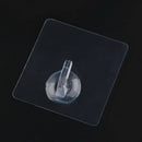 4pcs Bearing 2KG Clear Seamless Adhesive Hook Strong Sticking Wall Hook Hanging-