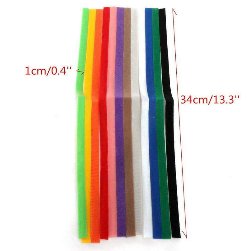 12pcs/set Adjustable Puppy Kitten Identification Collar Whelping ID Collar Bands