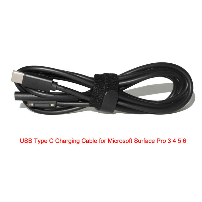 Replacement Charging Cable Charger Cord for Microsoft Surface Pro 3 4 5 6 USB In