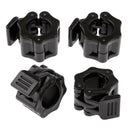 2 Pairs Locking Collars Plastic Olympic Barbell Collar 30mm Black