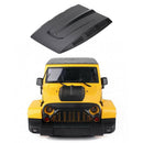 Plastic Engine Cover for RC Crawler Car 1:10 SCX10 Body Shell Black