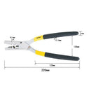 8.6''/220mm High Carbon Steel Wire Stripper Cutter Insulated Crimp Pliers Hand