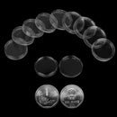 10pc 22.5mm Applied Clear Round Cases Coin Storage Capsules Holder Round Plas â„–[