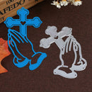 Hand Pray Metal Embossing Cutting Die Stencils DIY Scrapbooking Craft Decor