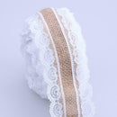 10M DIY Lace Linen Roll Christmas Wedding Craft Decorations Home