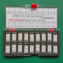 1 Set 90 Assorted Sizes Screw Pins Links for Rlx Watch Band Bracelet Strap