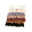 6x Women's Scrunchy Stretch Stretch Ties Ring Accessories