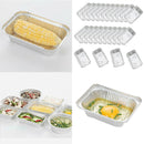 25Pcs 1150ml Aluminum Foil Grill Drip Pans for BBQ Cooking Outdoor Supplies