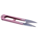 Cross needle Sharp Spring Thrum Yarn Scissors Pink F3T9