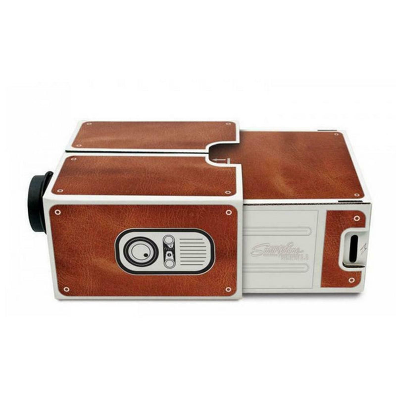DIY Cardboard Smart Phone Projector TV Screen Amplifier Mini Theater Cinema
