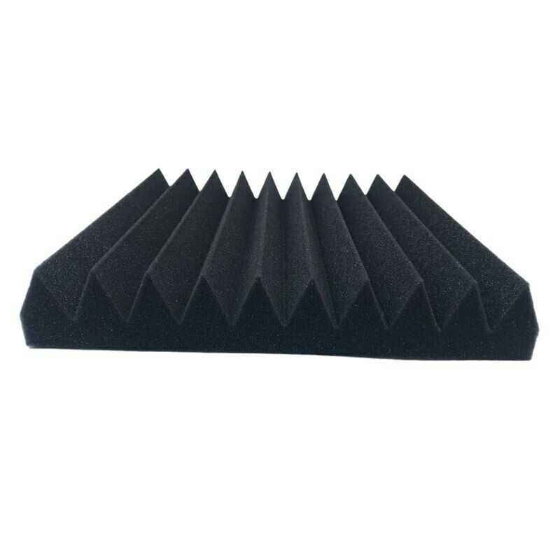 6 Pack 30 X 30 X 5 cm acoustic sound foam studio panels 10 sharp wedges - R