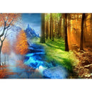 Natural Landscape Full Round Drill 5D Diamond Painting DIY Art Kit (C1512)