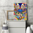 5D DIY Full Drill Diamond Painting Owl Embroidery Mosaic Kit Bedroom Decor