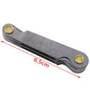 40pcs Thread Measuring Gage 60 Degree Whitworth Metric Screw Thread Pitch Ga BX