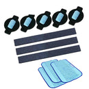 5pcs Wet Sponges + 3pcs Wet Pro-Clean Mopping Cloth + 3pcs Wheel Tires for
